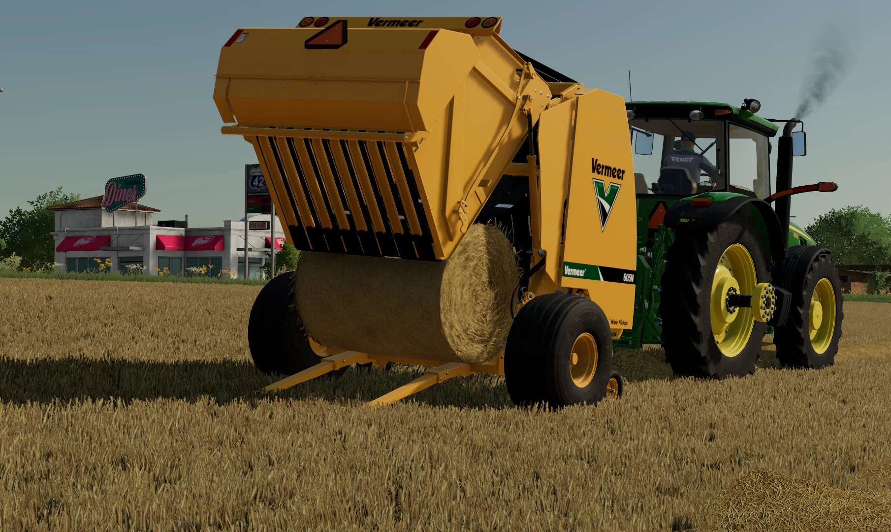 Vermeer 605n Round Baler V10 Fs22 Farming Simulator 22 Mod Fs22 Mod 7715