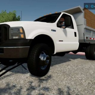 2007 Ford F-350 Dump Truck v1.0 FS22 Mod | Farming Simulator 22 Mod