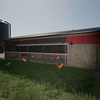 Chicken Coop Large v1.0 FS22 Mod | Farming Simulator 22 Mod