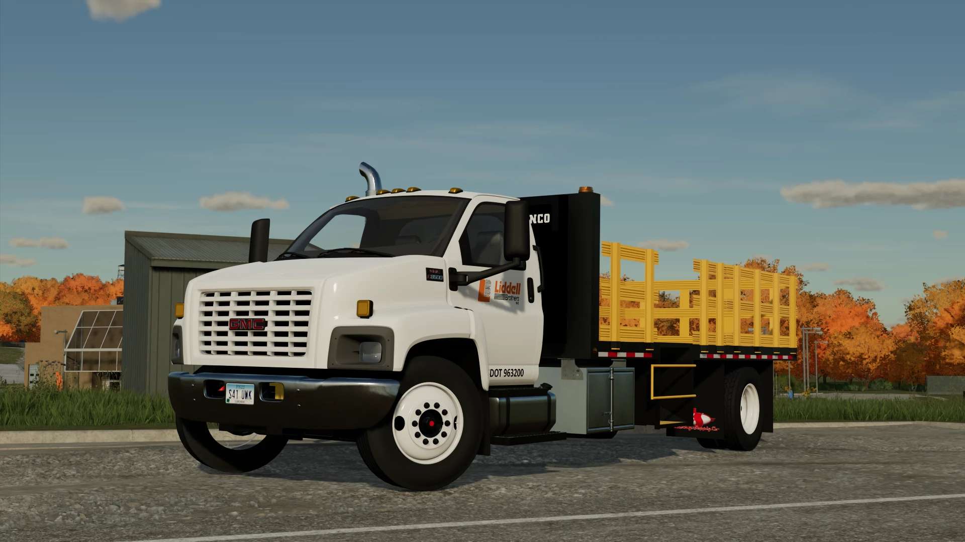 Gmc C8500 Flatbed Cone Truck V10 Fs22 Farming Simulator 22 Mod Fs22 Mod 8988