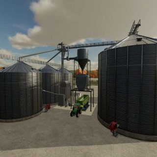 Grain Silo System v1.0 FS22 - Farming Simulator 22 Mod | FS22 mod