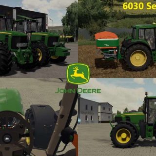 John Deere 6030 Series 6cyl v1.0.1 FS22 Mod | Farming Simulator 22 Mod