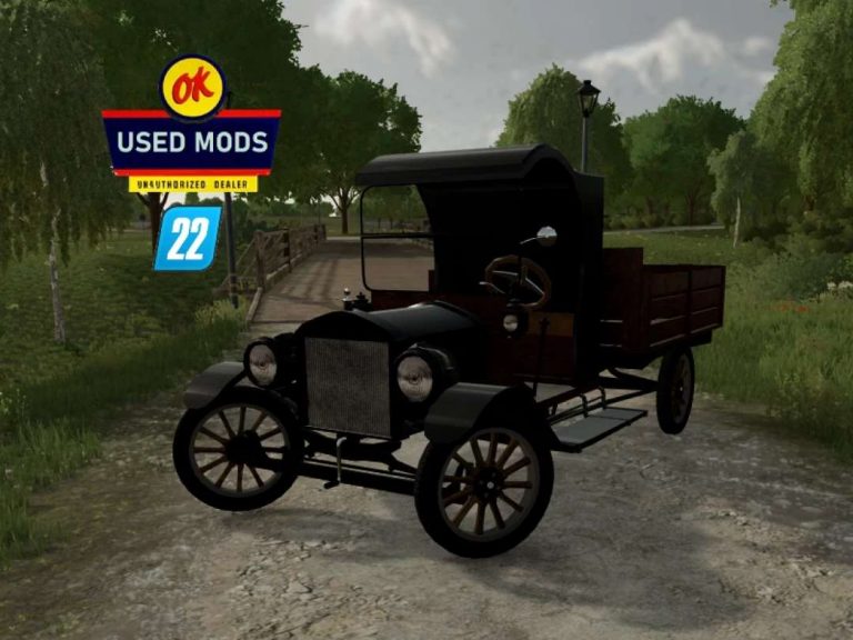 Old Truck Model T Flat bed FS22 v1.0 FS22 Mod | Farming Simulator 22 Mod