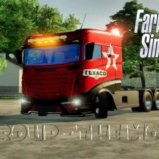 SCANIA R1000 TEXACO v1.0 FS22 Mod | Farming Simulator 22 Mod