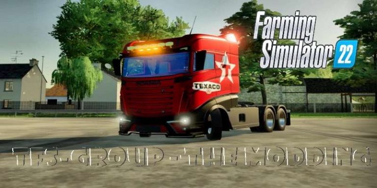 SCANIA R1000 TEXACO v1.0 FS22 Mod | Farming Simulator 22 Mod