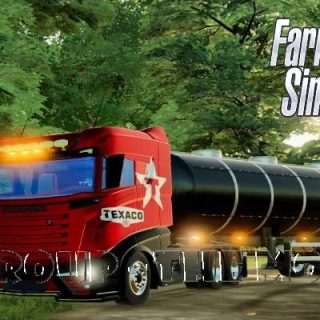 SCANIA R1000 TEXACO v1.0 FS22 Mod | Farming Simulator 22 Mod