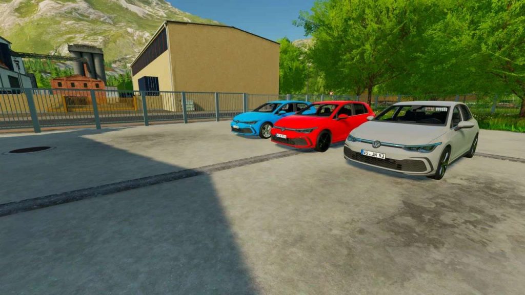 Volkswagen Golf 8 GTE v1.0 FS22 Mod | Farming Simulator 22 Mod