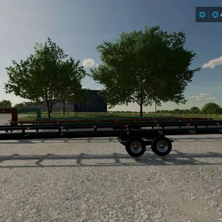 Brads Welding 37ft Hayliner v1.0 FS22 Mod | Farming Simulator 22 Mod