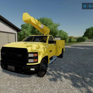 Chevy bucket truck v1.0 FS22 Mod | Farming Simulator 22 Mod