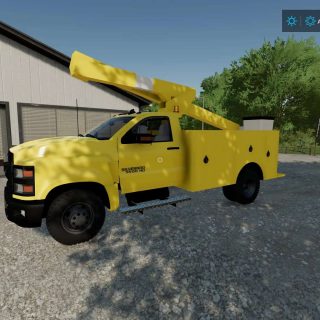 Chevy bucket truck v1.0 FS22 Mod | Farming Simulator 22 Mod