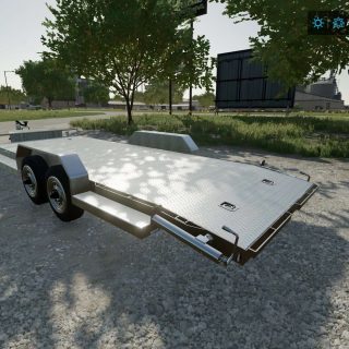 Car Trailer v1.0 FS22 Mod | Farming Simulator 22 Mod