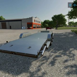 Car Trailer v1.0 FS22 Mod | Farming Simulator 22 Mod