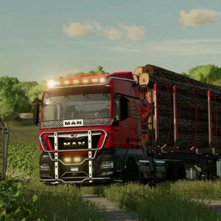 MAN TGX Forest Semi-Truck v2.0 FS22 - Farming Simulator 22 Mod | FS22 mod