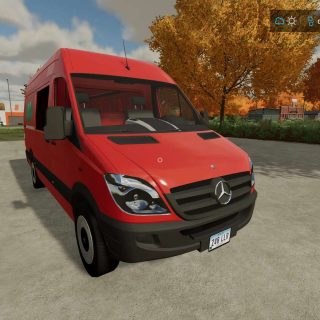 MB Sprinter 3x Service Edition v0.2 FS22 Mod | Farming Simulator 22 Mod