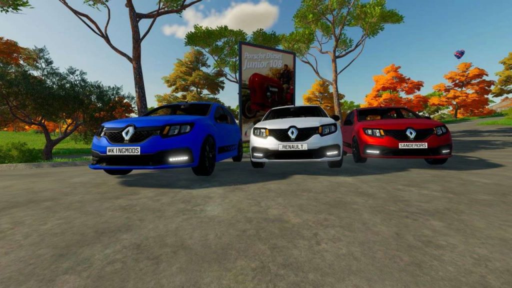 Renault Sandero RS V1.1 FS22 Mod | Farming Simulator 22 Mod