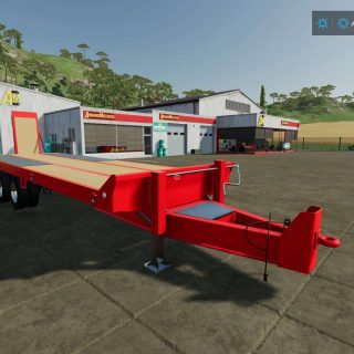 AJ Deere T680 Talbert Trailer v1.0 FS22 Mod | Farming Simulator 22 Mod