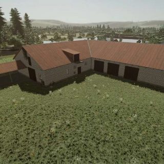 Barn With Pigsty And Cowbarn v1.2 FS22 Mod | Farming Simulator 22 Mod