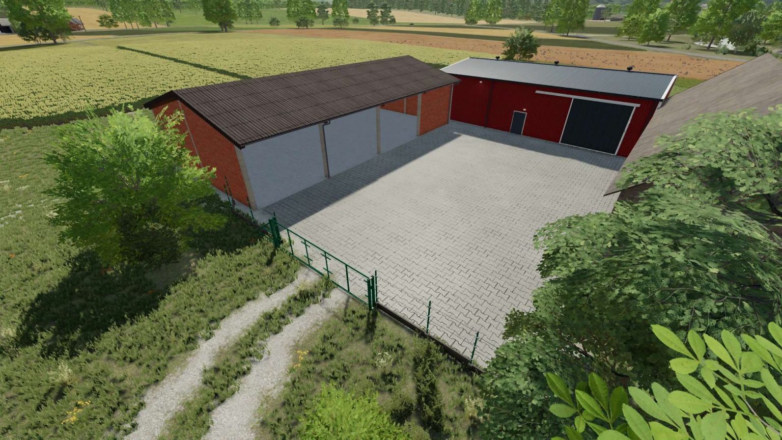 Brick shed v1.0 FS22 Mod | Farming Simulator 22 Mod