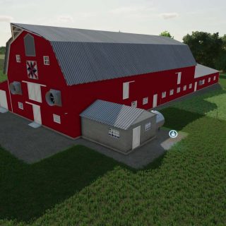 Dyersville Dairy Barn v1.0 FS22 - Farming Simulator 22 Mod | FS22 mod