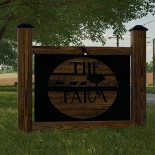 Farm Sign v1.0 FS22 Mod | Farming Simulator 22 Mod