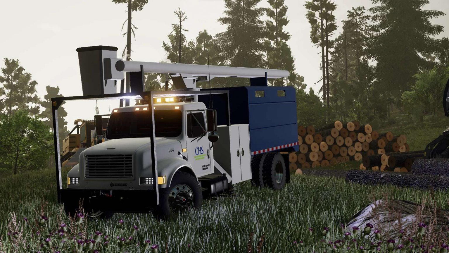 International 4900 Bucket Winch CHS v1.0 FS22 Farming Simulator 22
