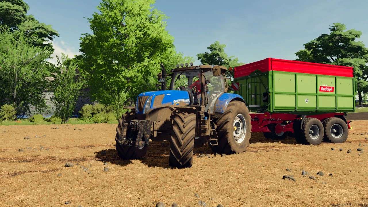 New Holland T7 Ac Series Cab Suspension V10 Fs22 Farming Simulator 22 Mod Fs22 Mod 8728