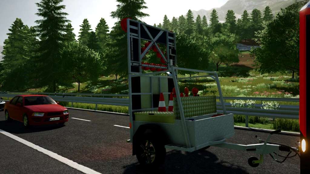 Traffic Safety Trailer V11 Fs22 Farming Simulator 22 Mod Fs22 Mod 6680
