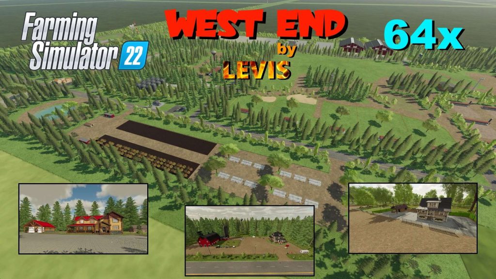 West End 64x Map V1000 Ls22 Farming Simulator 22 Mod Ls22 Mod Images And Photos Finder 2350