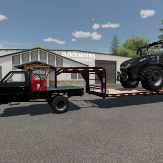 Flatbed Service Truck v1.0 FS22 Mod | Farming Simulator 22 Mod