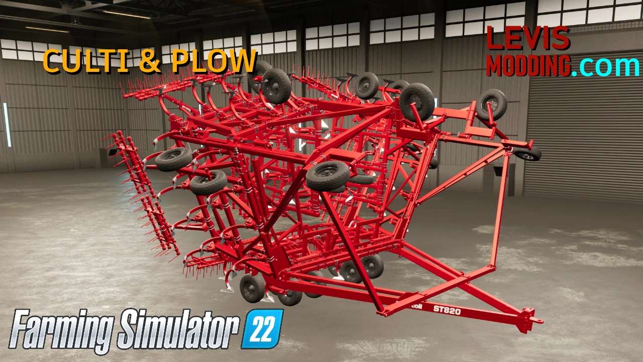 Flexicoil St820 Plow Cultivator V10 Fs22 Farming Simulator 22 Mod Fs22 Mod 8252