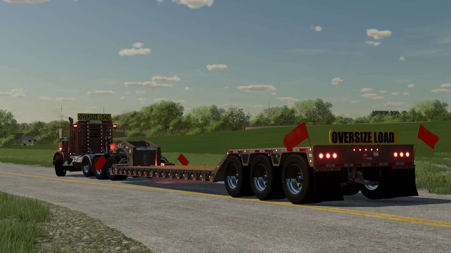 Globe 50 Ton Lowboy V10 Fs22 Farming Simulator 22 Mod Fs22 Mod 7245