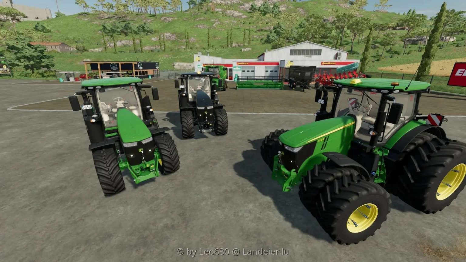 John Deere 7R interactiveControl v1.0 FS22 Mod | Farming Simulator 22 Mod