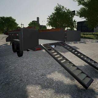 Load Trail Dump Trailer v1.0 FS22 Mod | Farming Simulator 22 Mod