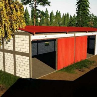 Machine hall v1.1 FS22 Mod | Farming Simulator 22 Mod