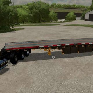 Reitnour Big Bubba Flatbed v1.1.0.1 FS22 Mod | Farming Simulator 22 Mod