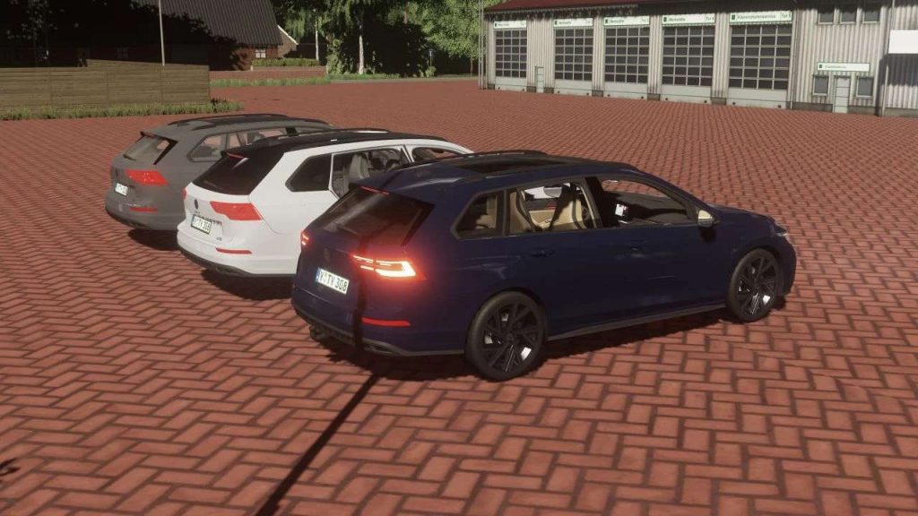 Volkswagen Golf 8 Variant v1.1 FS22 Mod | Farming Simulator 22 Mod