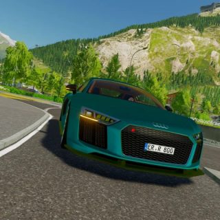 AUDI R8 V1.1 FS22 Mod | Farming Simulator 22 Mod