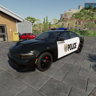 Dodge Charger SRT Police v1.0.1 FS22 Mod | Farming Simulator 22 Mod