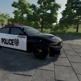 Dodge Charger Srt Police V1.0.1 Fs22 - Farming Simulator 22 Mod 