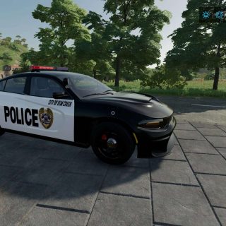 Dodge Charger SRT Police v1.0.1 FS22 Mod | Farming Simulator 22 Mod