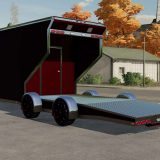 EXP22 Race Car Trailer v1.0 FS22 Mod | Farming Simulator 22 Mod