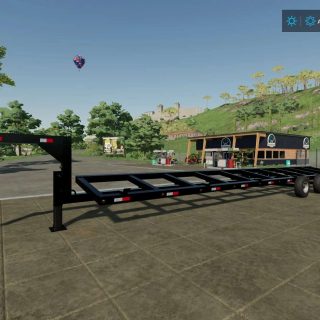 Maurer Gooseneck Header trailer v1.0 FS22 Mod | Farming Simulator 22 Mod