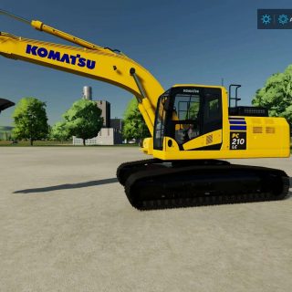 Komatsu pc210 v1.0 FS22 Mod | Farming Simulator 22 Mod