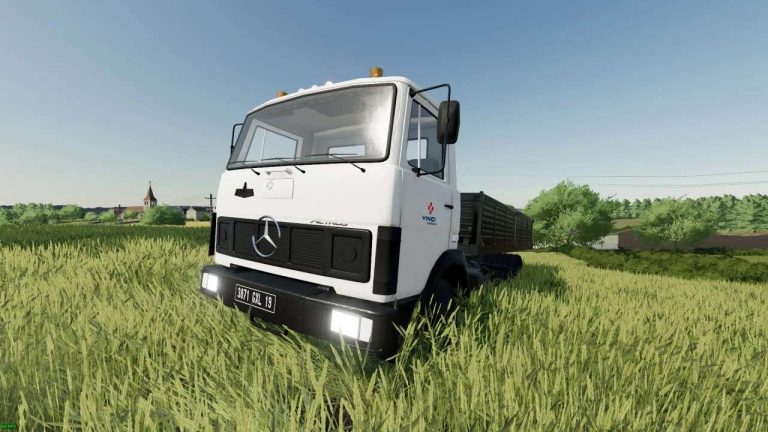 Mercedes Benz 817 Eurovia v4.0 FS22 Mod | Farming Simulator 22 Mod