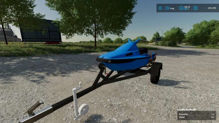 Old School Jetski V1.0 Fs22 Mod 