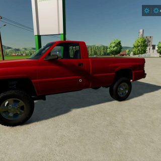 1997 Dodge Ram SRW/DRW v1.0 FS22 Mod | Farming Simulator 22 Mod