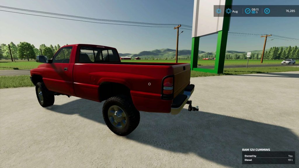 1997 Dodge Ram SRW/DRW v1.0 FS22 - Farming Simulator 22 Mod | FS22 mod