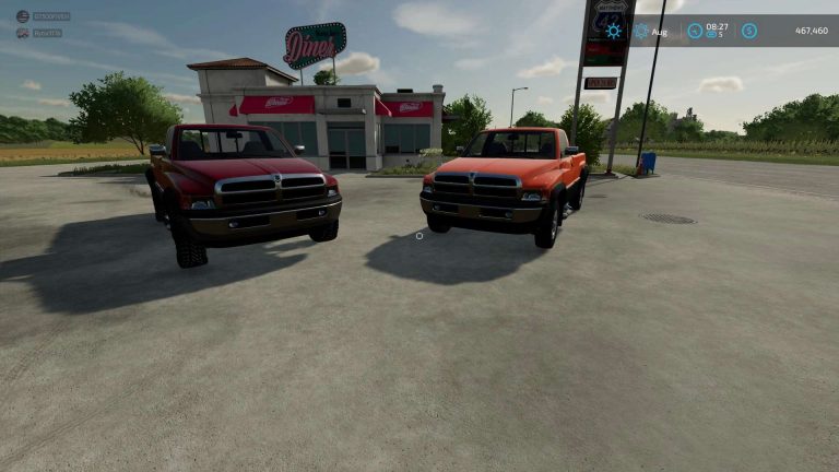 1997 Ram 1500 V1.1 FS22 Mod | Farming Simulator 22 Mod