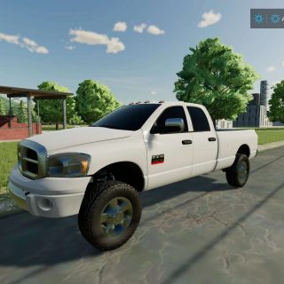 2008 Ram 2500 Long Bed v1.0 FS22 Mod | Farming Simulator 22 Mod