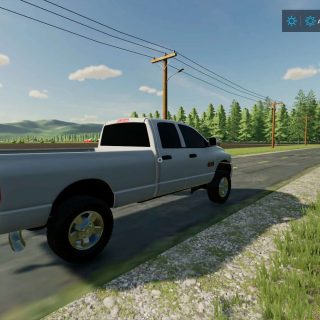 2008 Ram 2500 Long Bed v1.0 FS22 Mod | Farming Simulator 22 Mod